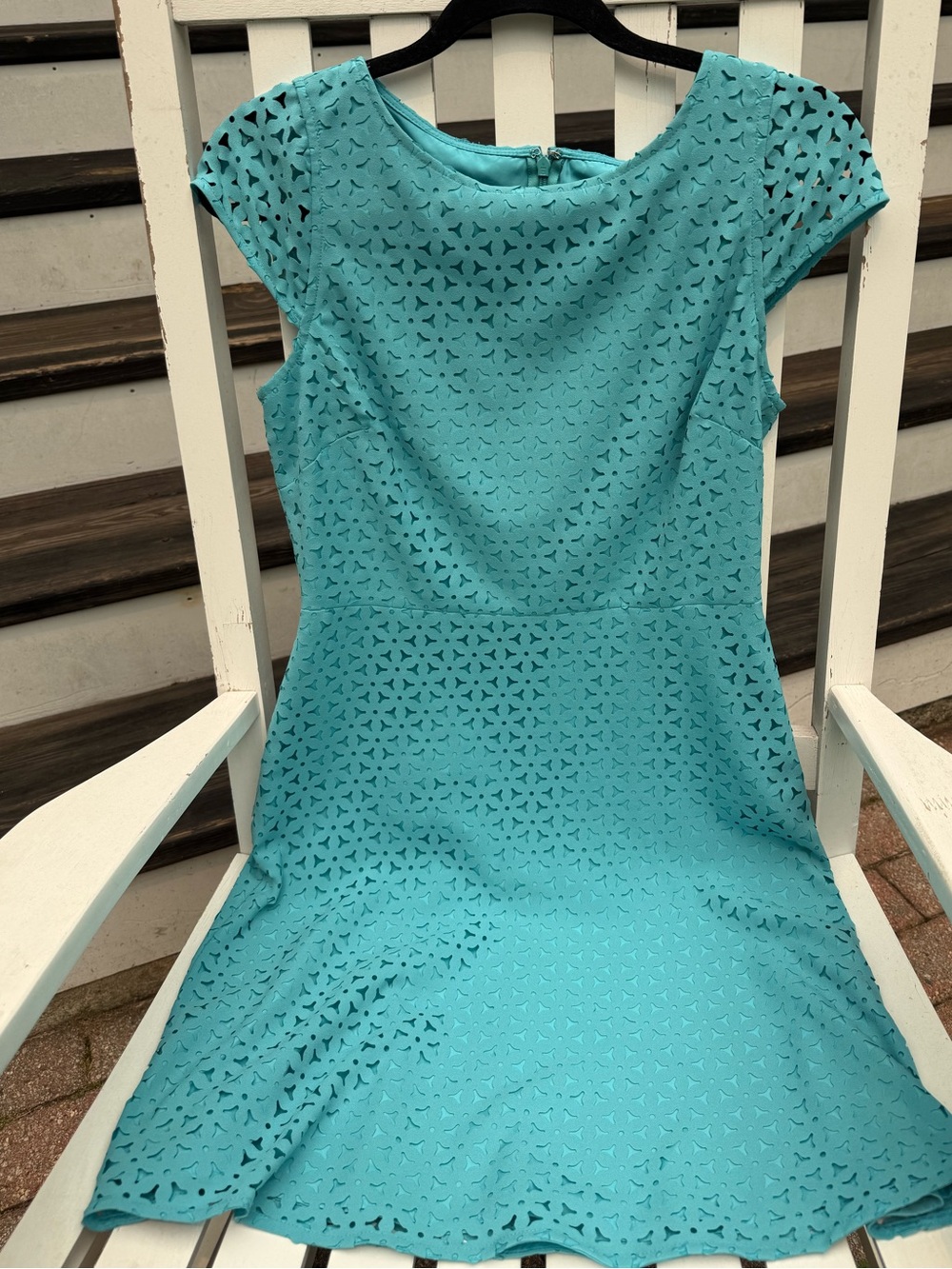 ☀️J. Crew Teal, Cap Sleeve Dress Size 6